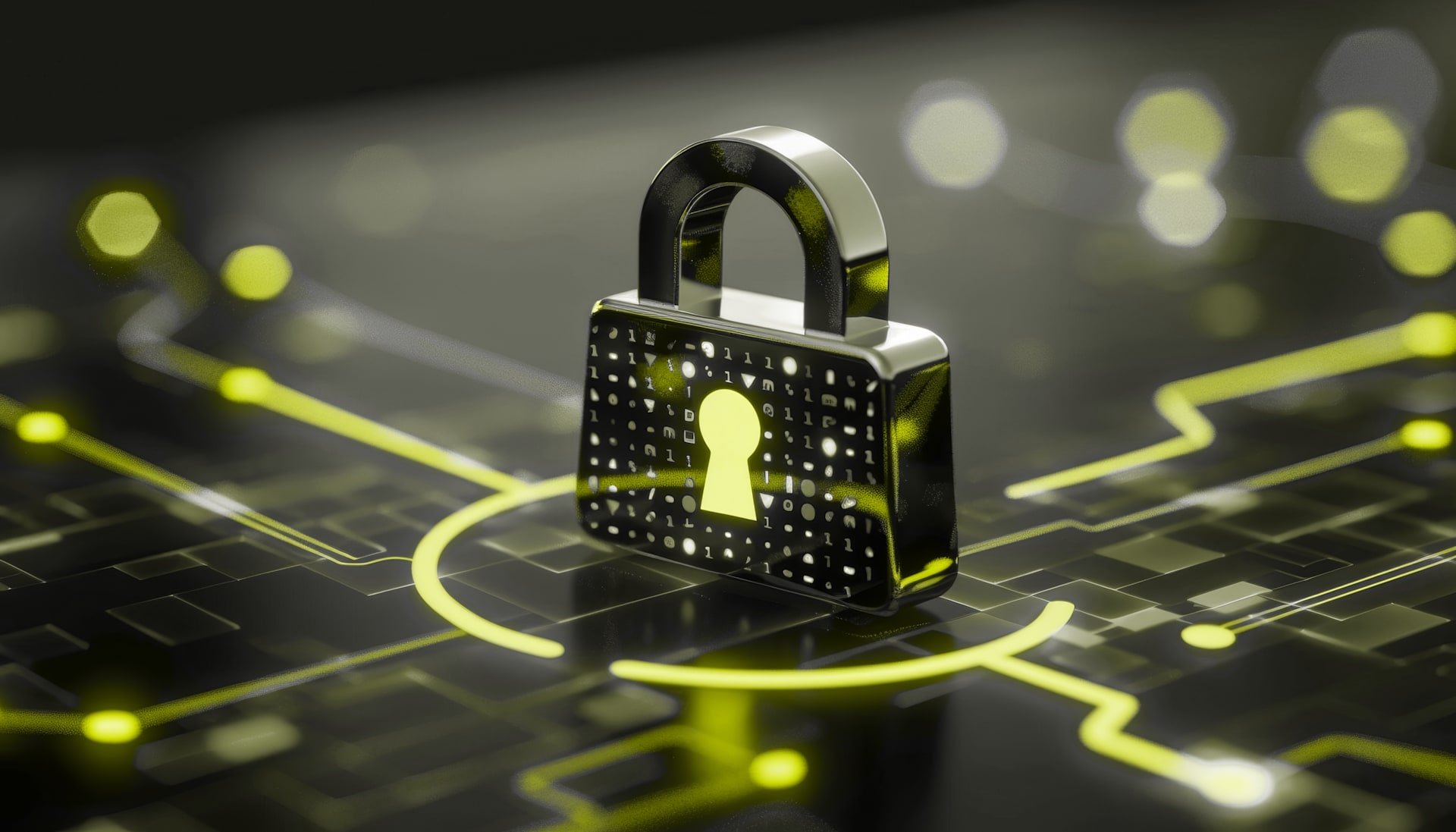 lock standing for cybersecurity