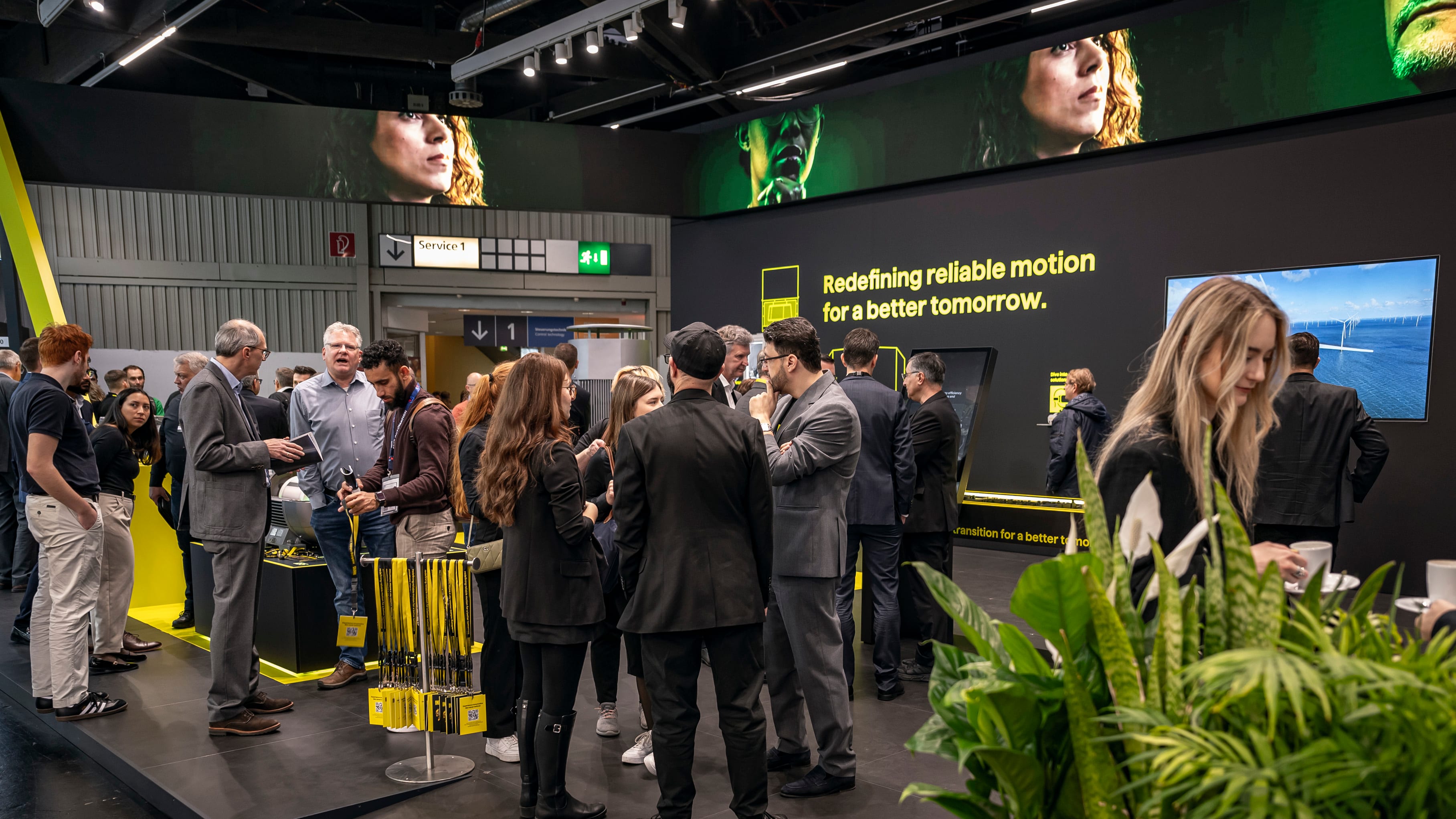 Innomotics booth Innomotics booth