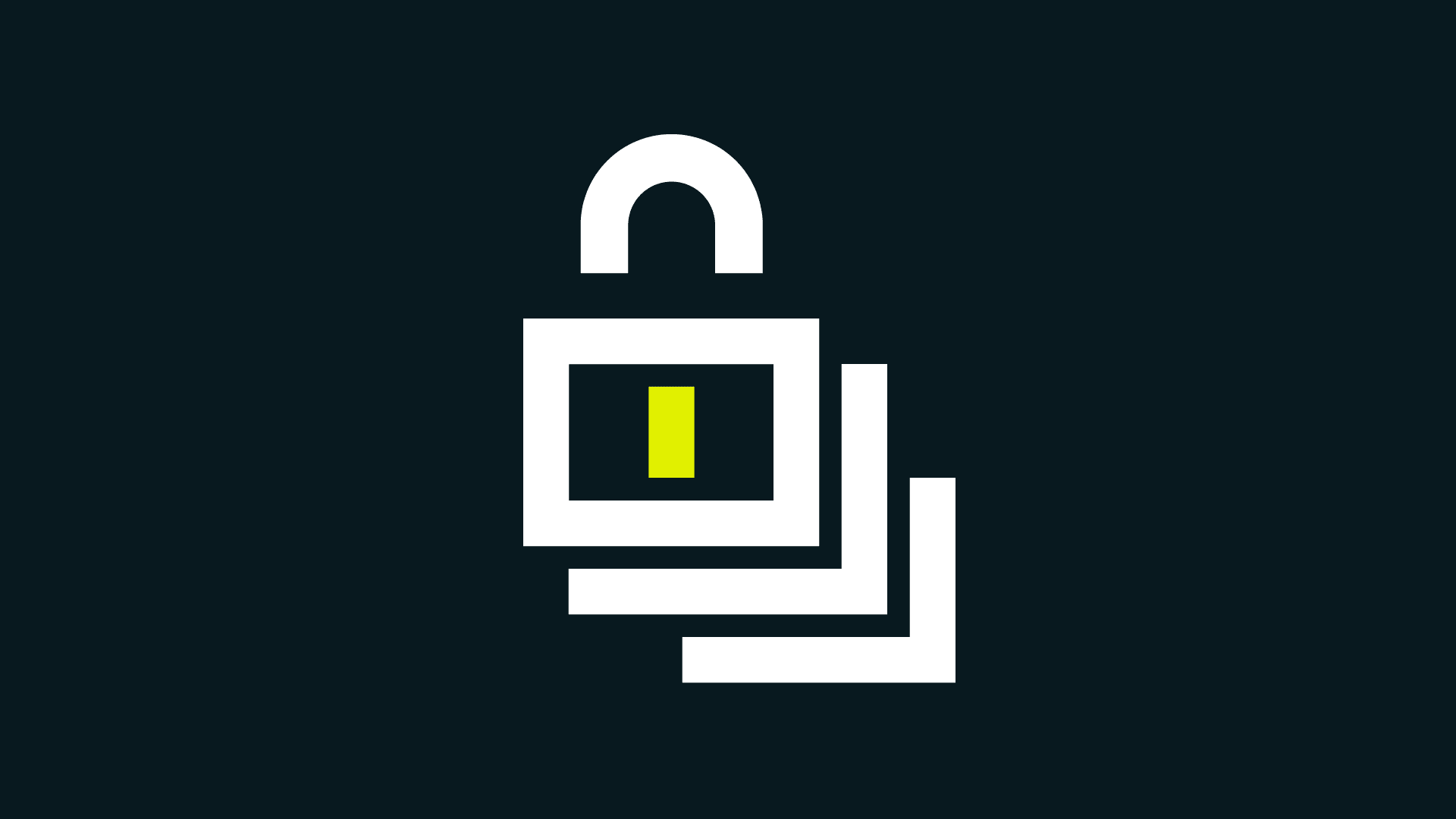 Stacked locks symbol