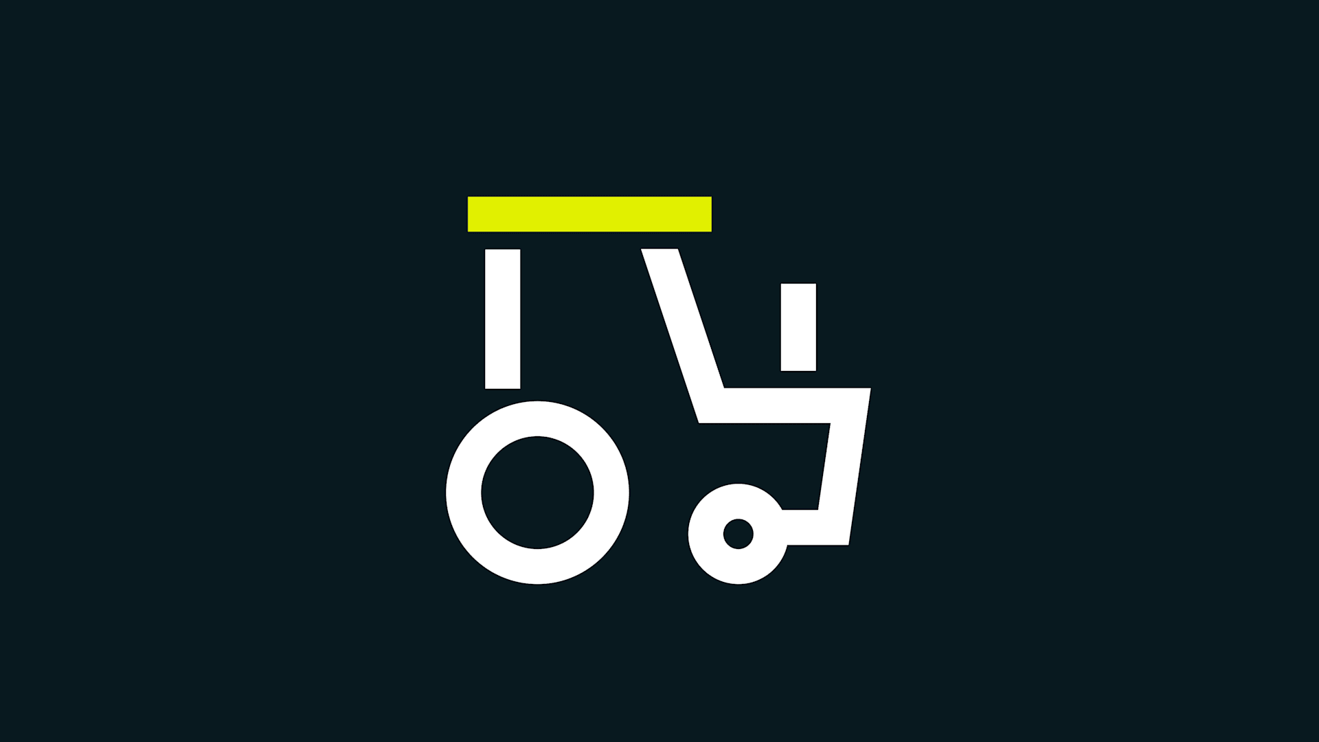 Icon showing a tractor