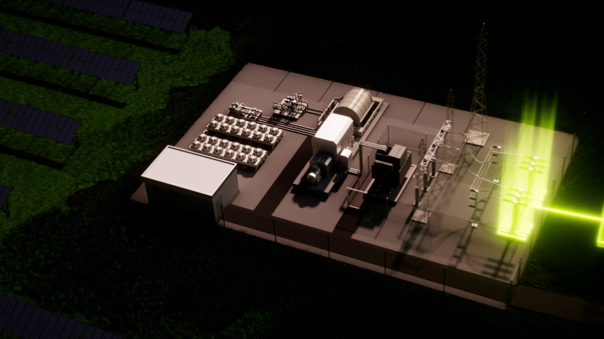 Rendering of a grid application with battery energy storage Rendering of a grid application with battery energy storage